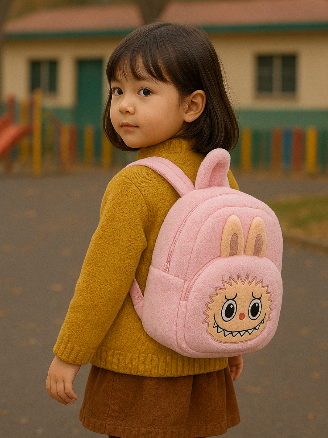 Мягкий рюкзак Лабубу, для детей 2-6 лет