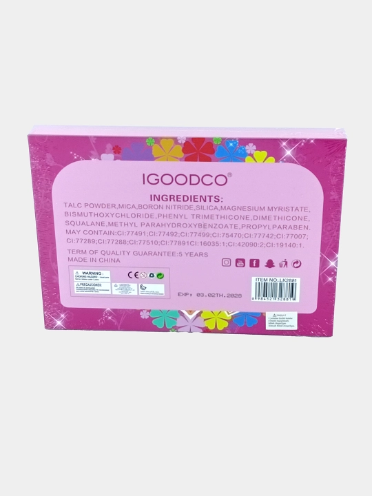 Детский набор косметики IGOODCO 25 в 1, феи и цветы