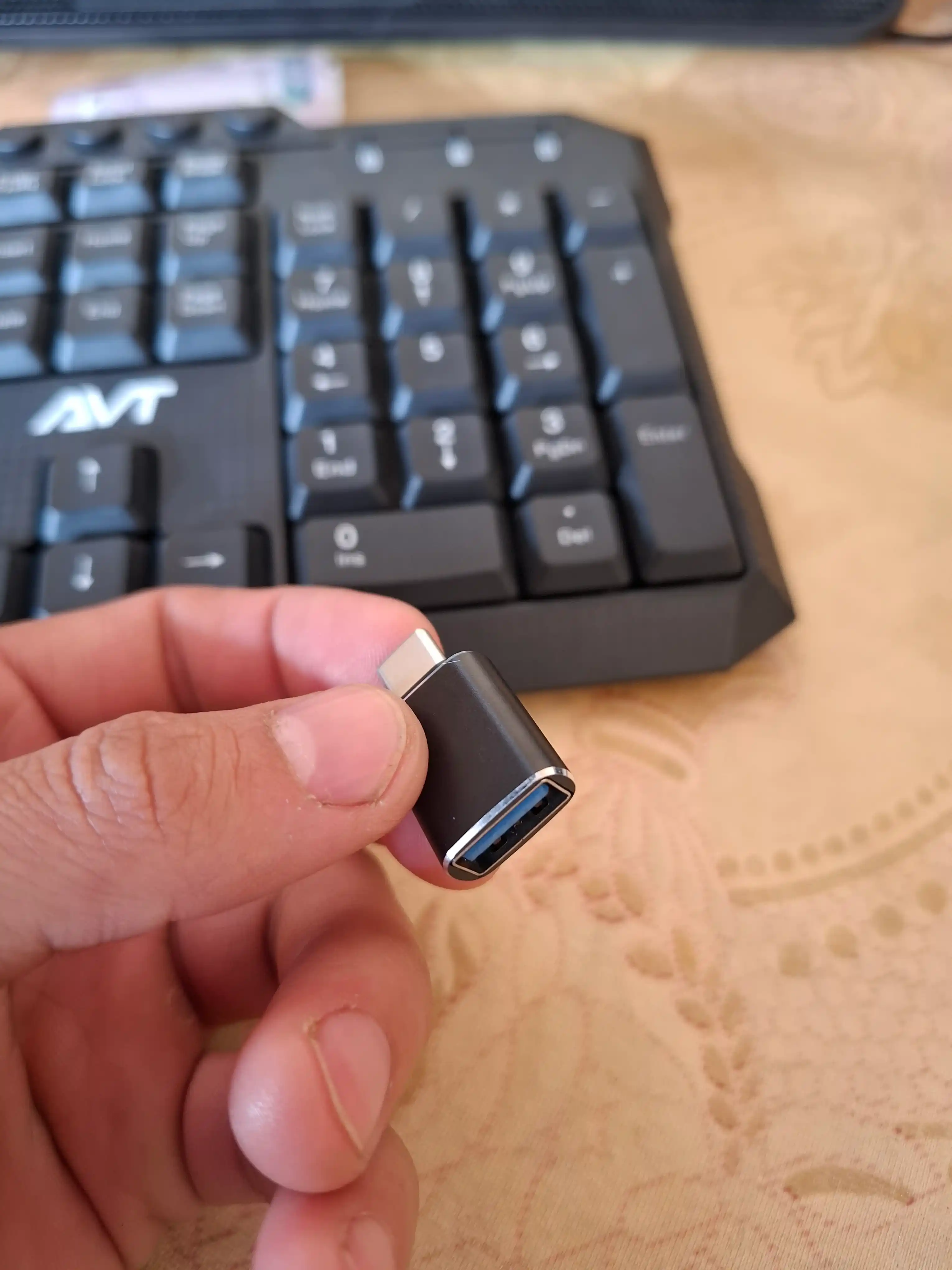 Type-C → USB 3.0 Adapter OTG, Tezkor Ma’lumot Uzatish, Zaryadlash, Alyuminiy Korpus