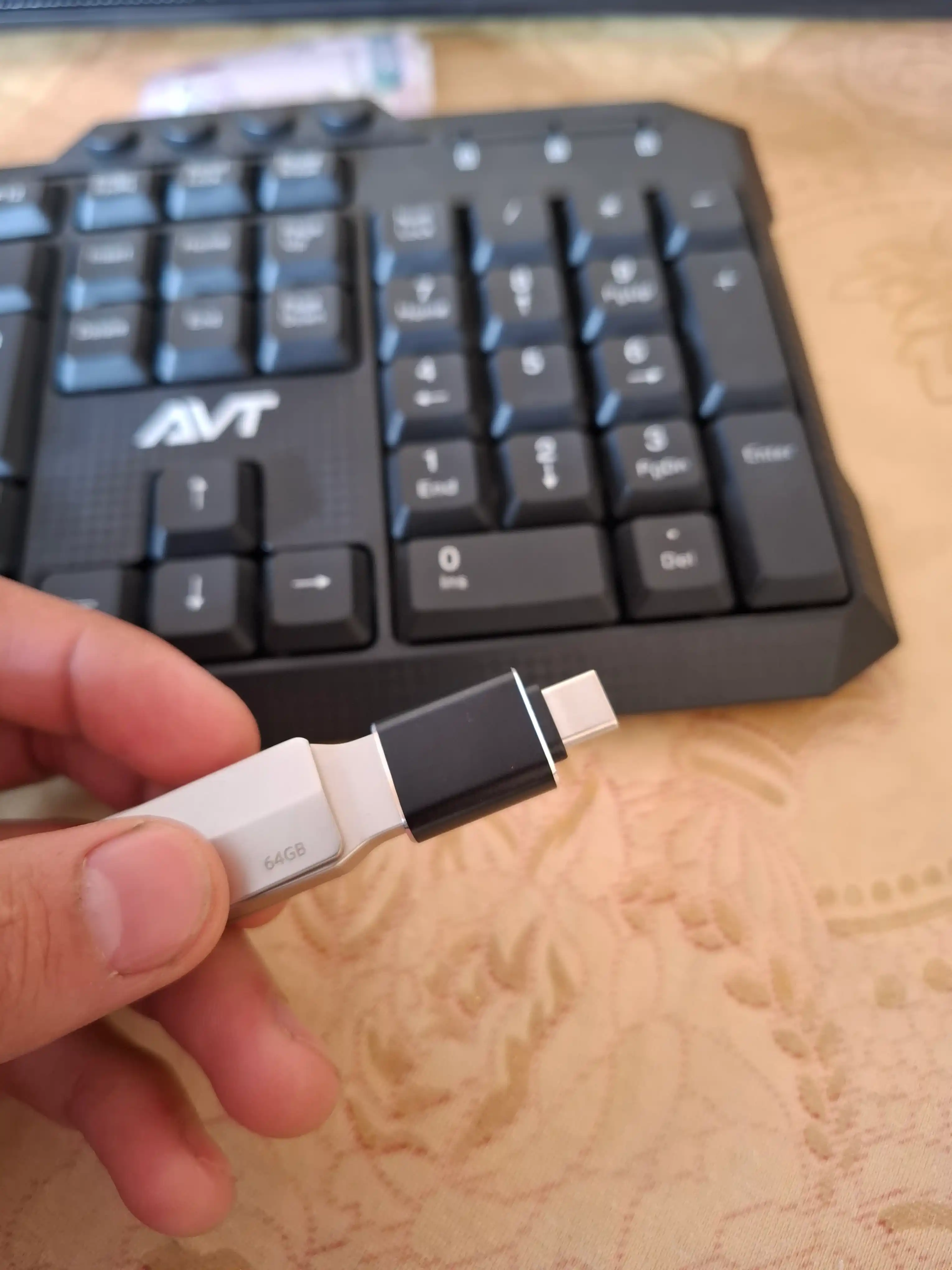 Type-C → USB 3.0 Adapter OTG, Tezkor Ma’lumot Uzatish, Zaryadlash, Alyuminiy Korpus