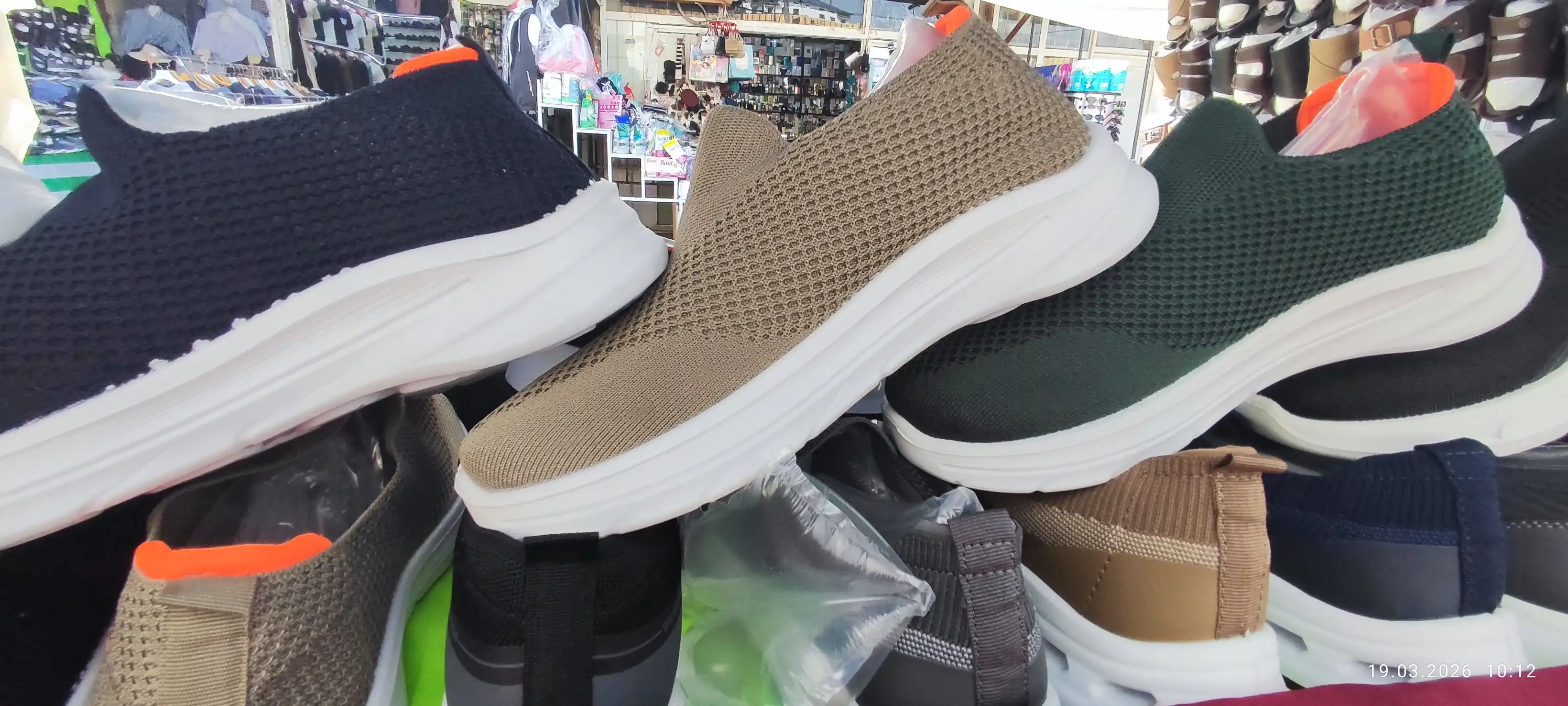 Мужские слипоны  , Max Cushion, дышащие кроссовки для ходьбы на каждый день