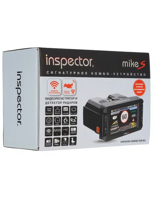 Антирадар, радар детектор, Inspector Mike S, GPS видеорегистратор комбо устройство