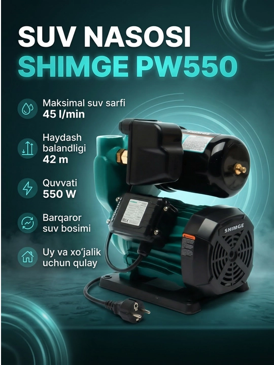Suv nasos Shimge PW550 - 