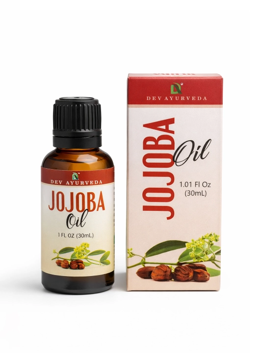 Jojoba yog‘i yuz, soch va tana uchun sovuq siqim, tabiiy, 30 ml