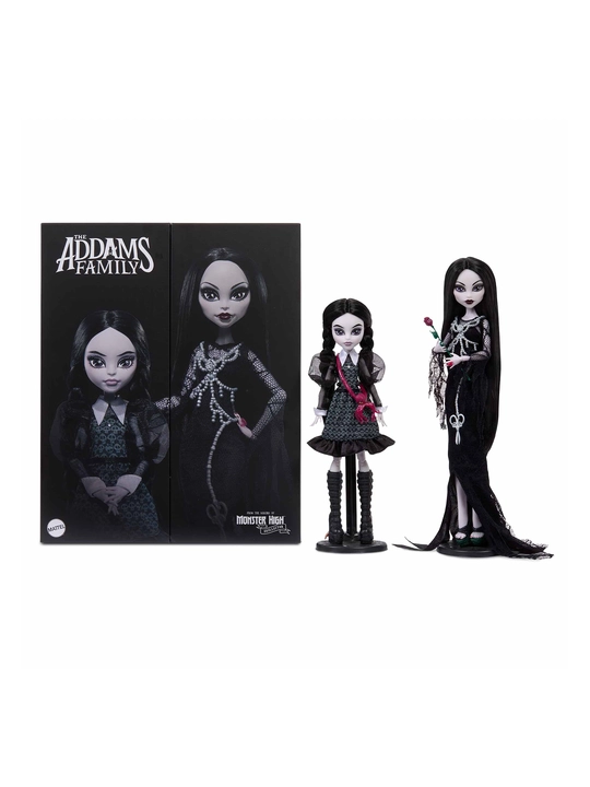 Monster High Skullector Addams Family Doll Two-Pack — Morticia & Wednesday - 
