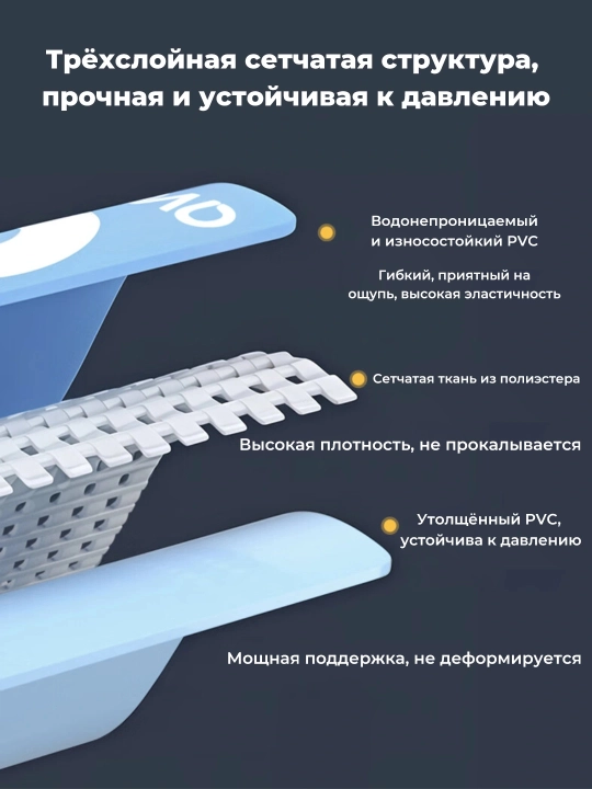 Надувной бассейн на 9 человек — прочный, вместительный, не требует установки