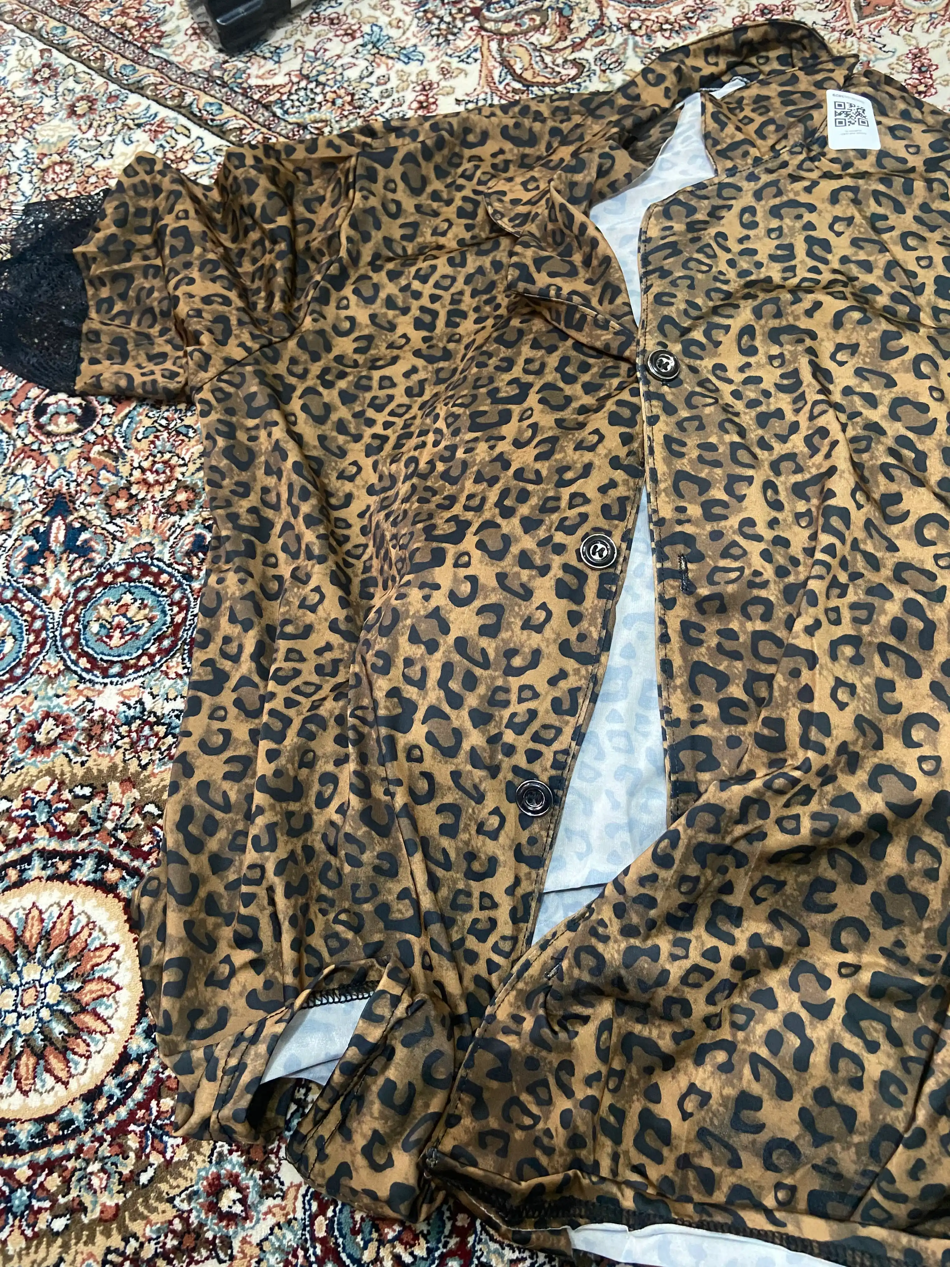 Ayollar pijama komplekt, uy uchun 4 tasi 1 da