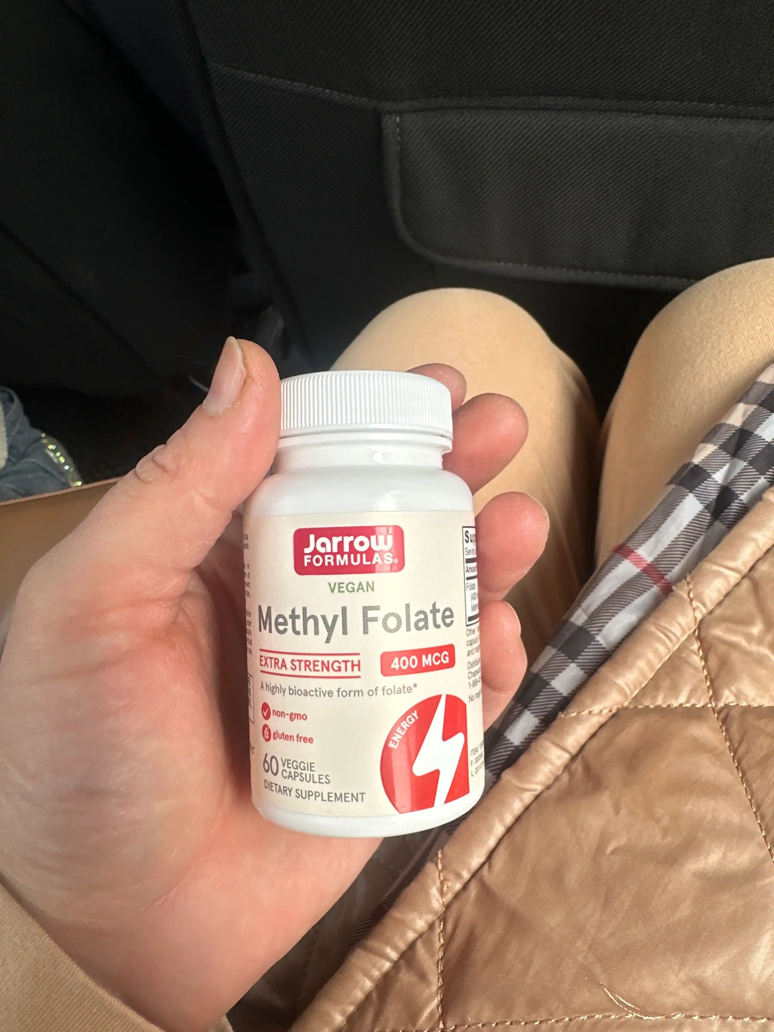 Methyl Folate, 400 mcg, Jarrow Formulas, 60 vegan Capsula