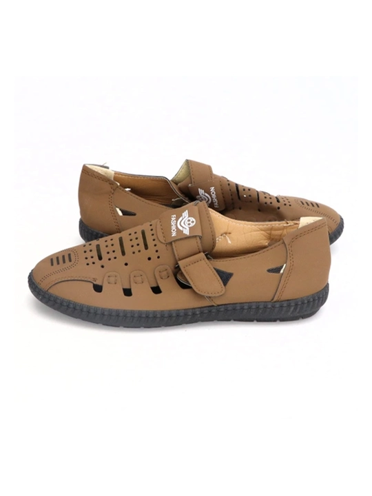 Erkaklar uchun Breathable Casual yopiq burunli, teshikli sandallar