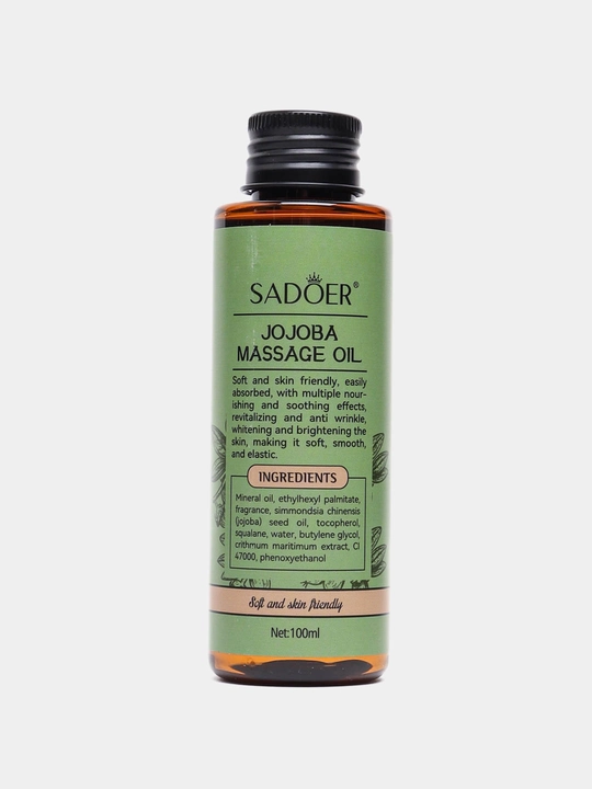 Jojoba moyi, tabiiy, 100 ml, kosmetik, yuz, tana va sochlar uchun, ajinlarga qarshi
