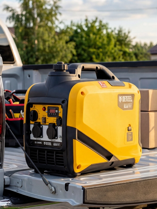 DENZEL GS-3000iS invertor generatori, 3,0 kVt, 230 V, yopiq korpus, qo‘lda ishga tushirish, 94716