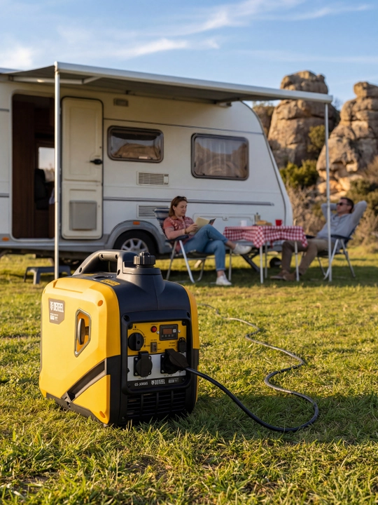 DENZEL GS-3000iS invertor generatori, 3,0 kVt, 230 V, yopiq korpus, qo‘lda ishga tushirish, 94716