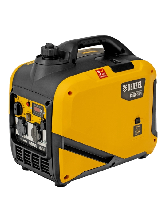 DENZEL GS-3000iS invertor generatori, 3,0 kVt, 230 V, yopiq korpus, qo‘lda ishga tushirish, 94716