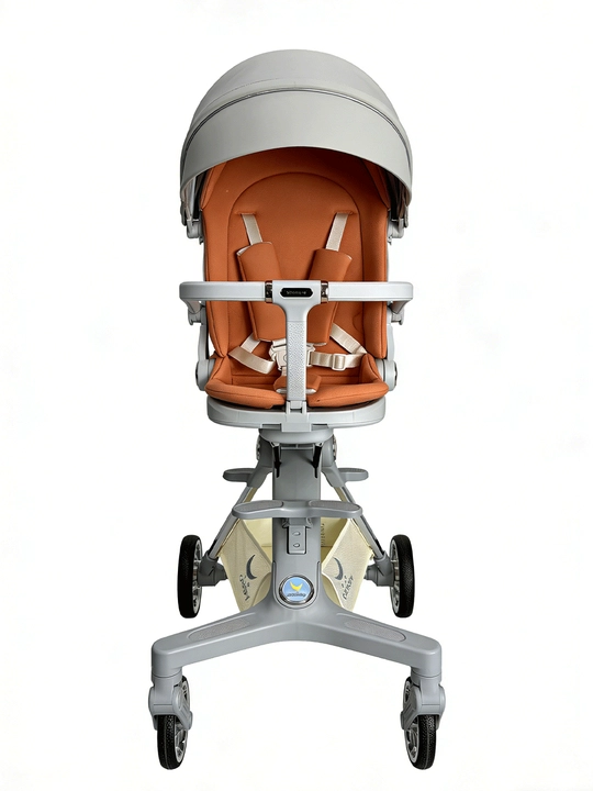 Sayohat uchun 360 aylanadigan yig‘ma bolalar aravachasi-dron