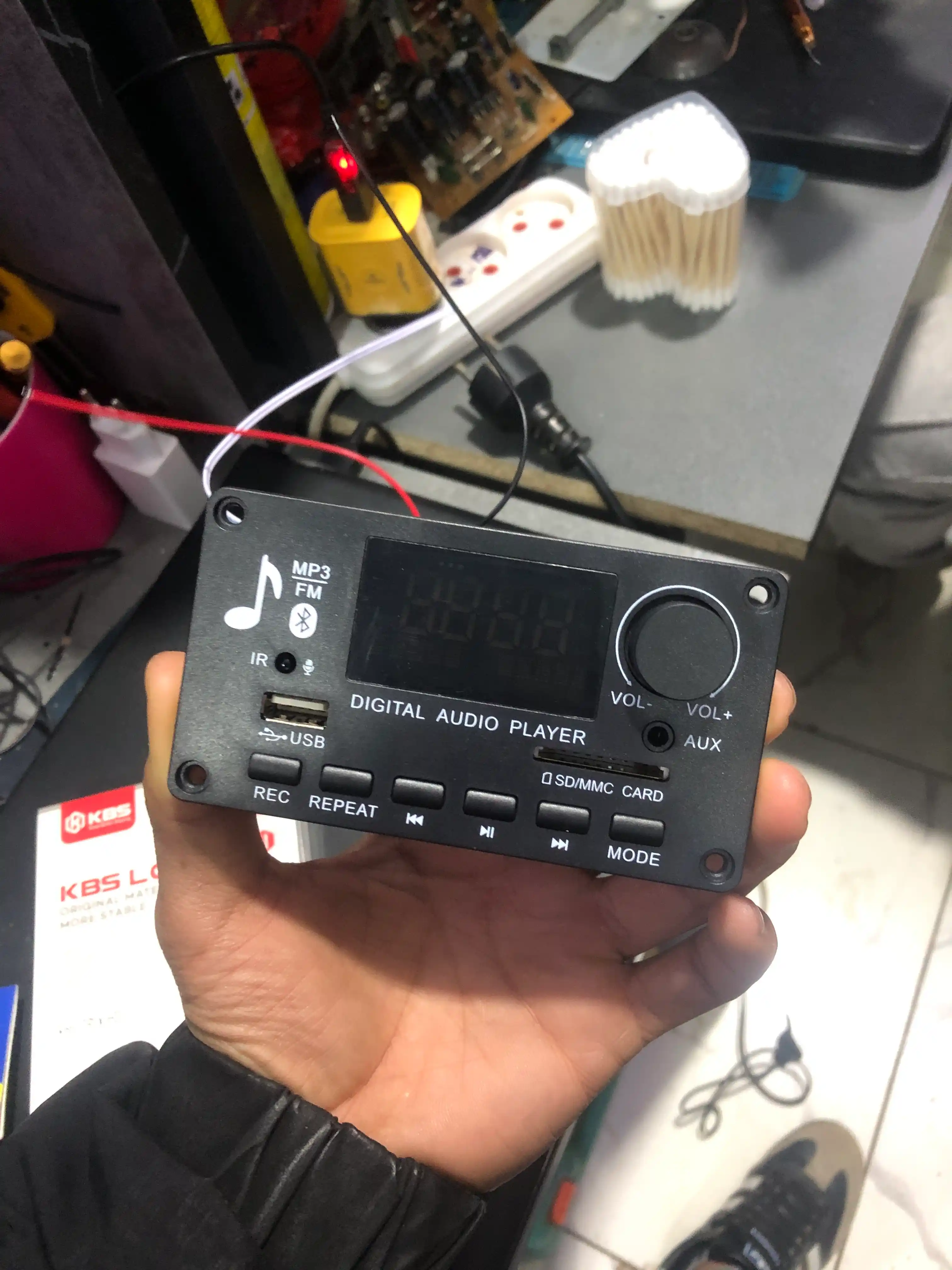 JQ-D009BT Bluetooth 5.0 MP3 аудио модуль, USB TF FM AUX, 2×40W
