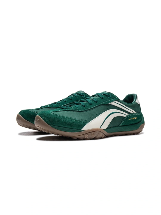 Кроссовки Li-Ning FLOW AGCW002, серия Xinliu, легкие, амортизация Cloud Plus, ретро стиль