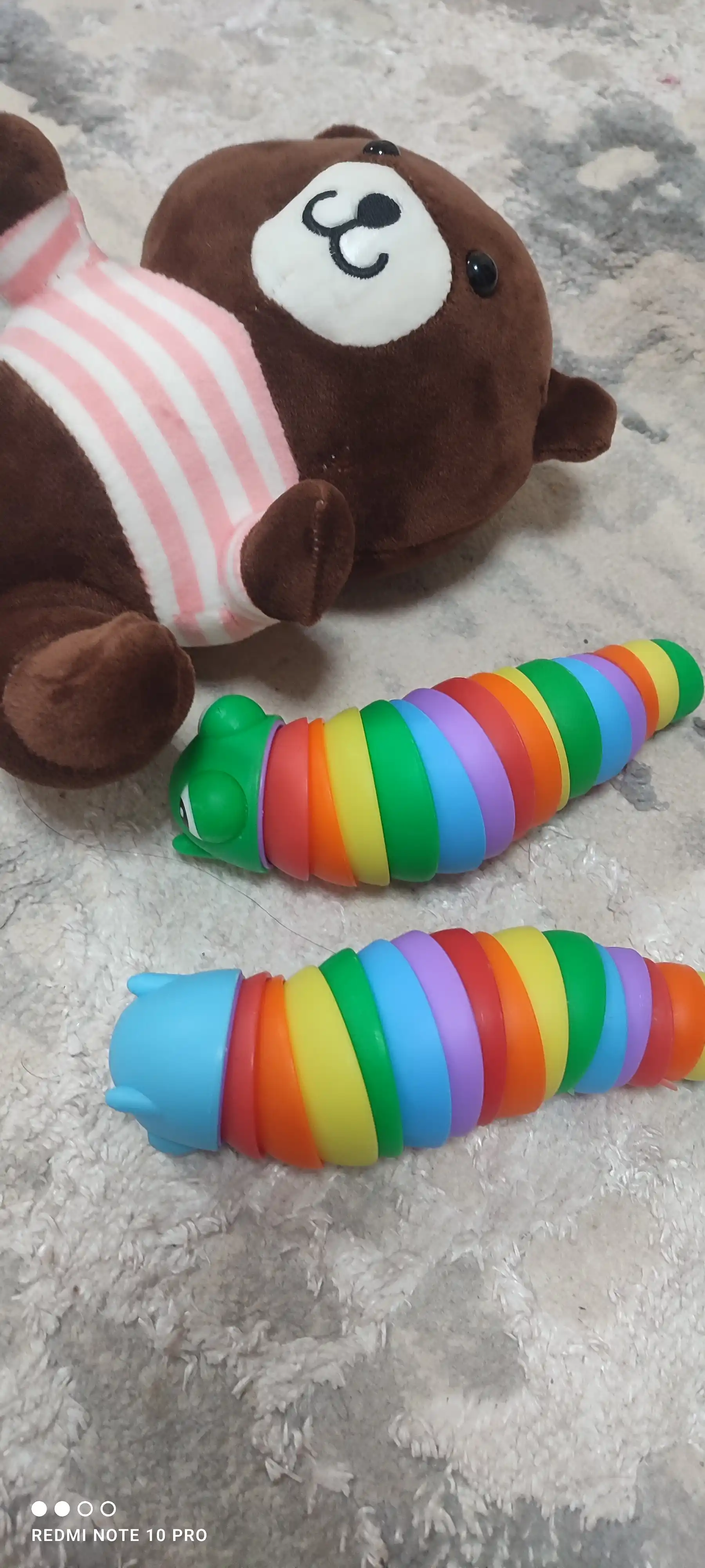 Игрушка саламандра, гусеница, слизняк антистресс