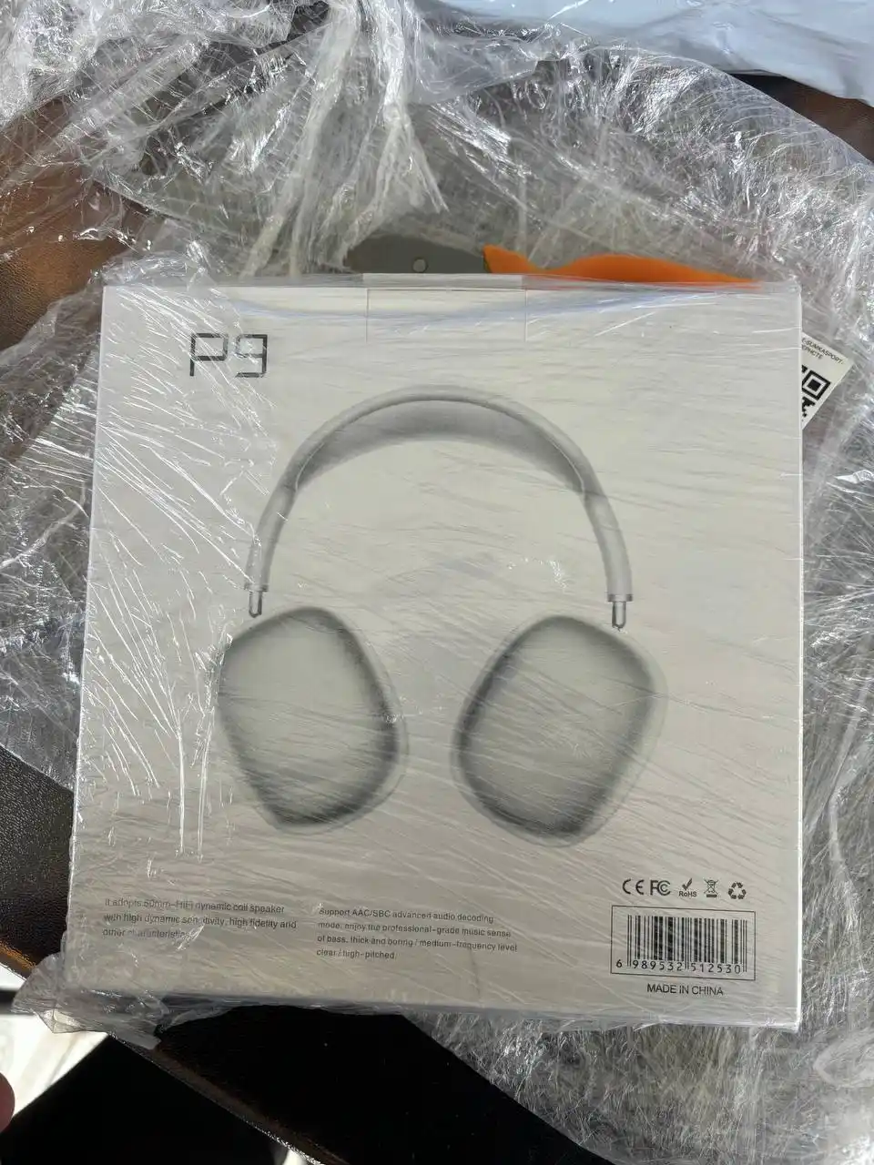 P9 Max simsiz naushnik, Bluetooth quloqchin, mikrofonli TWS earbuds, A pods , stereo audio