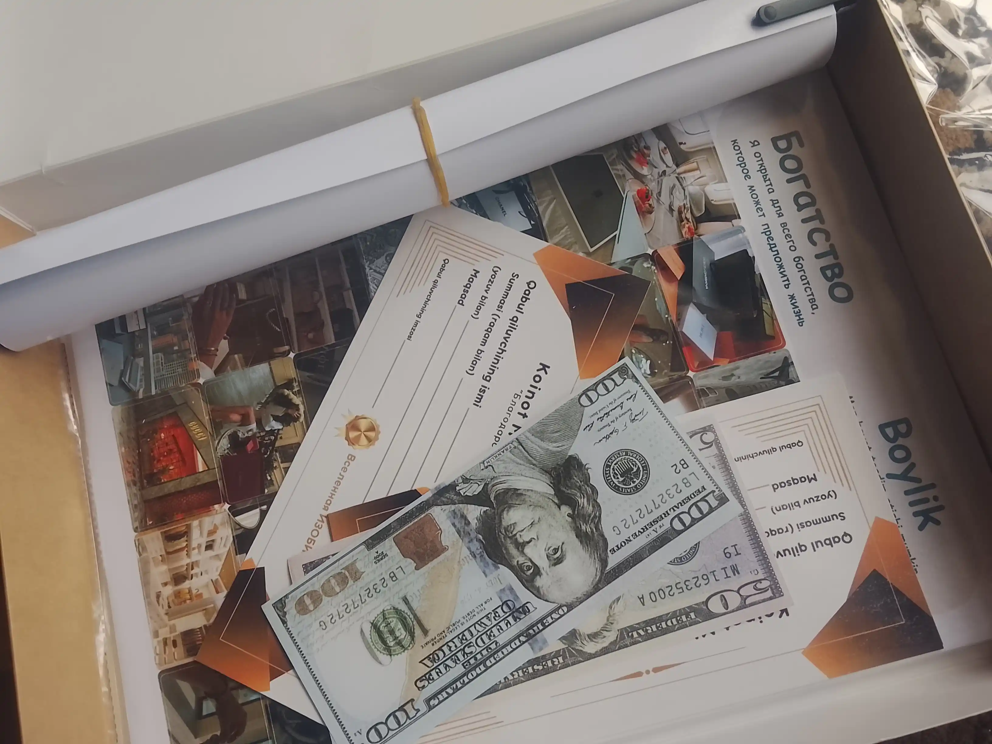 Orzular xaritasi - maqsadlar va muvaffaqiyatni vizualizatsiya qilish uchun sovg‘a to‘plami