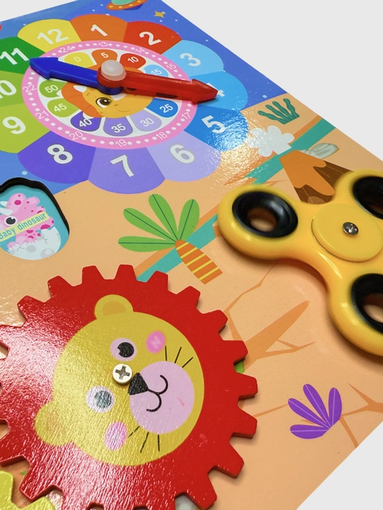Развивающая детская доска Montessori, моторика, лабиринт, сортер, бизиборд, обучалка