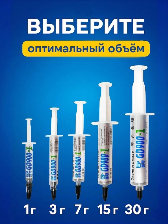 Термопаста GD900-1 для CPU/GPU