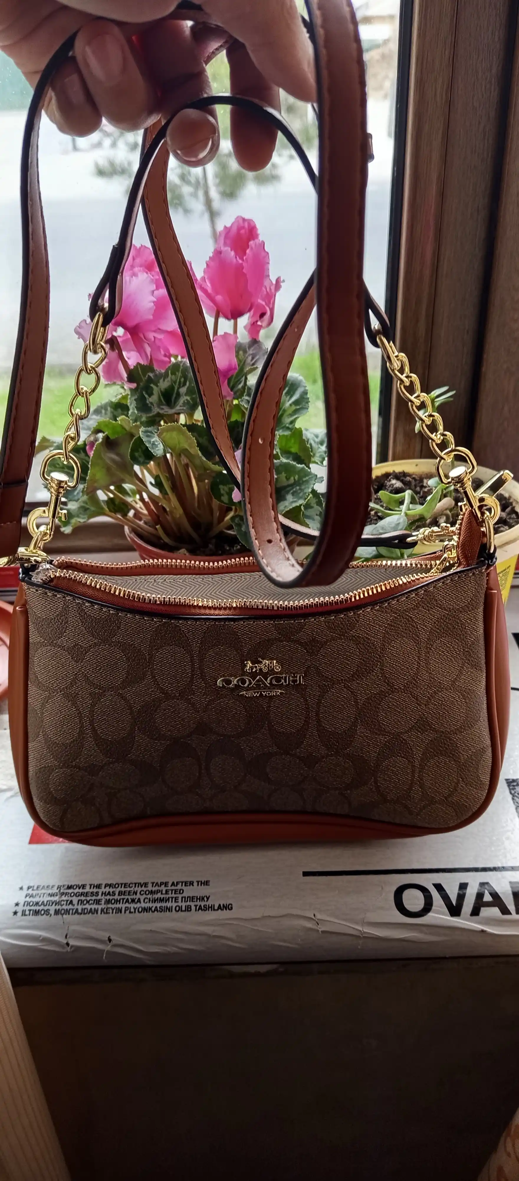 Женская сумка в стиле Coach кросс-боди, удобная сумка через плечо на каждый день
