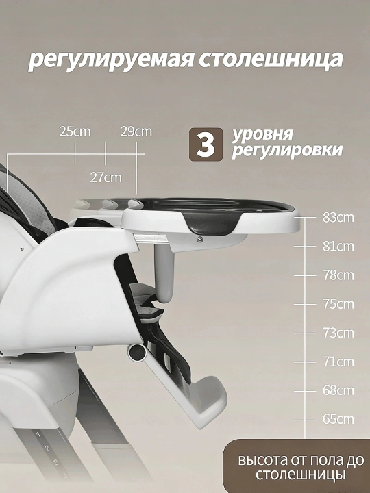 Стульчик для кормления ребенка, многофункциональный обеденный стул, 3 в 1