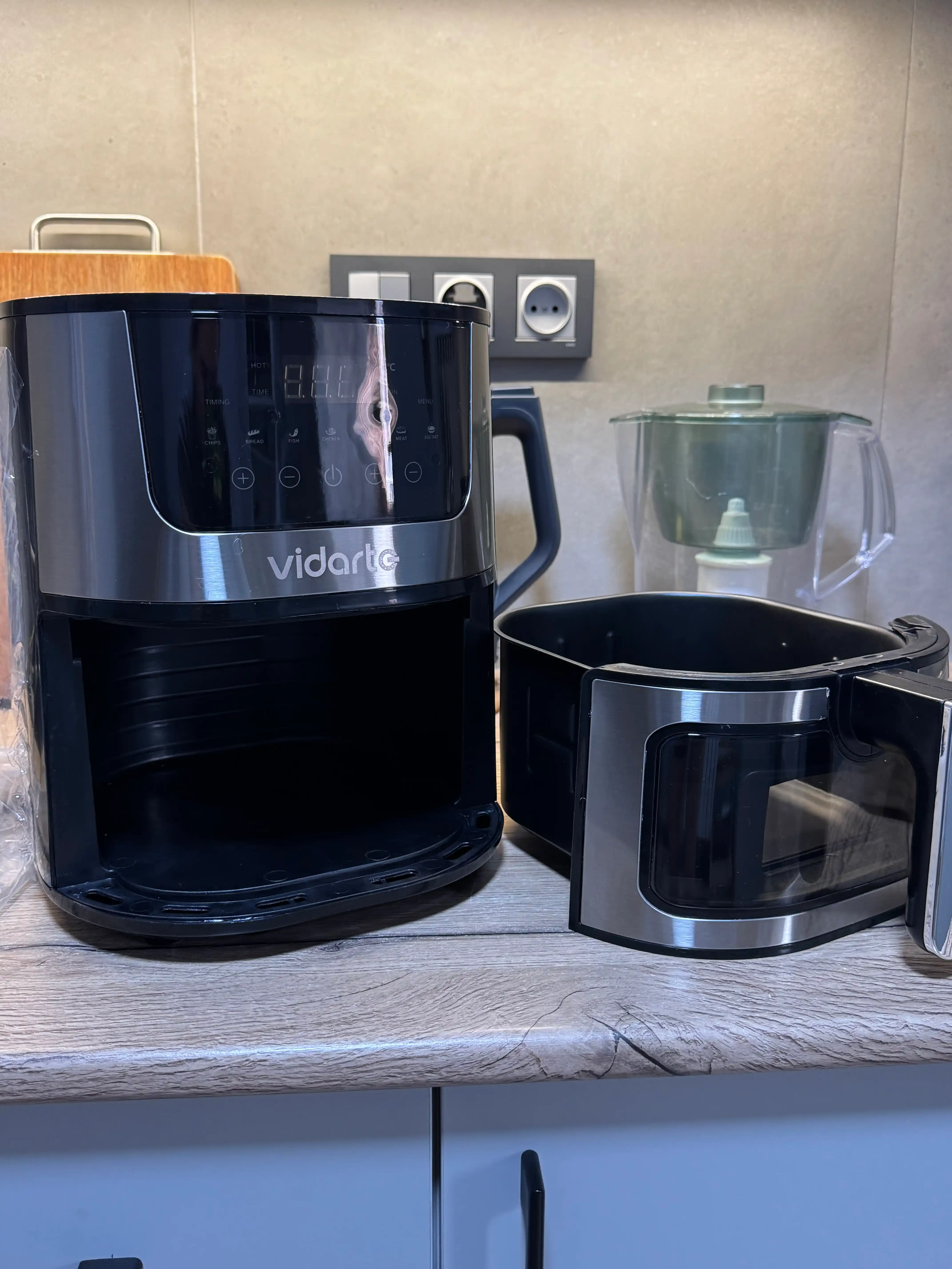 Аэрогриль Vidarte 6 л / 10 л, 1600 Вт, мультипечь Air Fryer