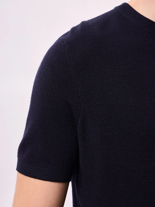 Свитер с круглым вырезом Slim Fit JT9503-2372 