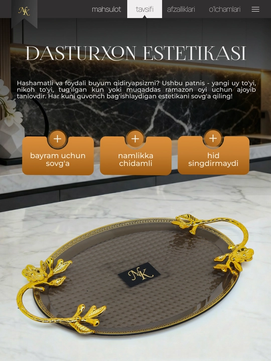 Bezakli patnis  dekorativ idish,oshxona idishlari,пасудалар, patnis 2 dona