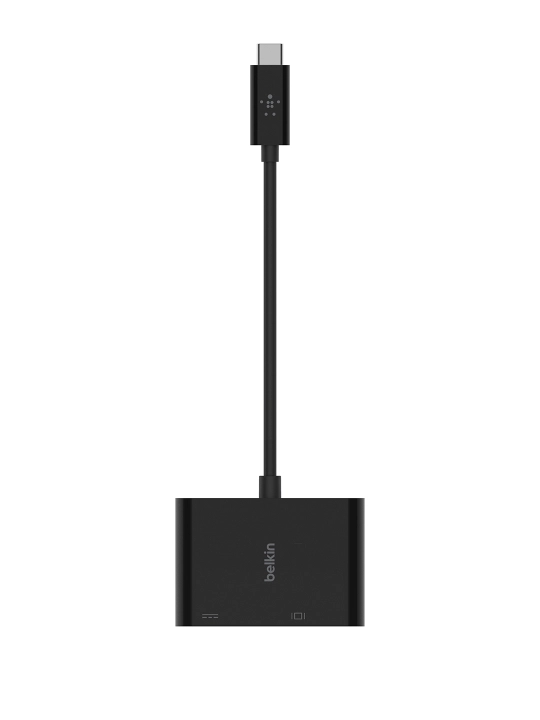 Belkin HDMI VGA adapteri, USB C VGA quvvatlash moslamasi, o‘tkazgich