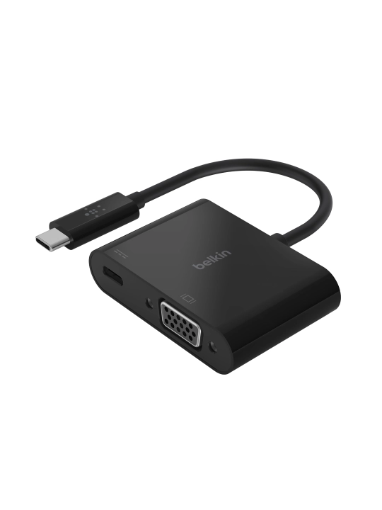 Belkin HDMI VGA adapteri, USB C VGA quvvatlash moslamasi, o‘tkazgich