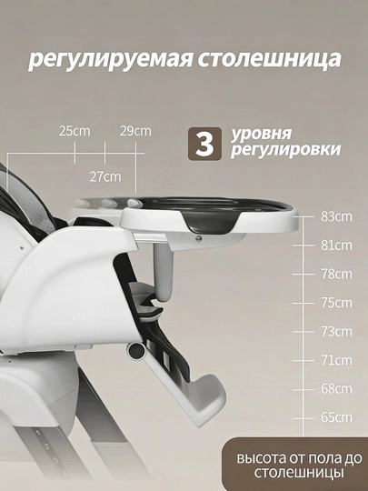 Стульчик для кормления ребенка, многофункциональный обеденный стул, 3 в 1