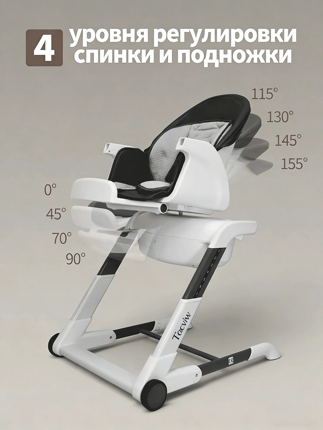 Стульчик для кормления ребенка, многофункциональный обеденный стул, 3 в 1