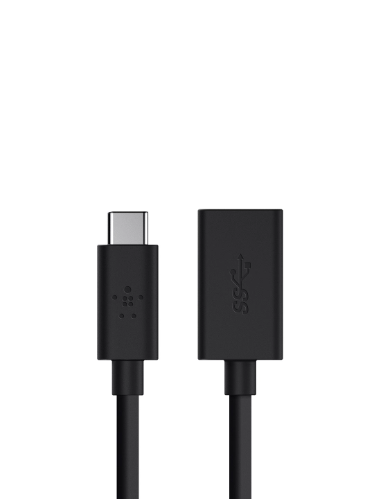 Adapter Belkin Type C to USB A 3.0, zaryadlash va data uzatish, 5 Gbps perexodnik