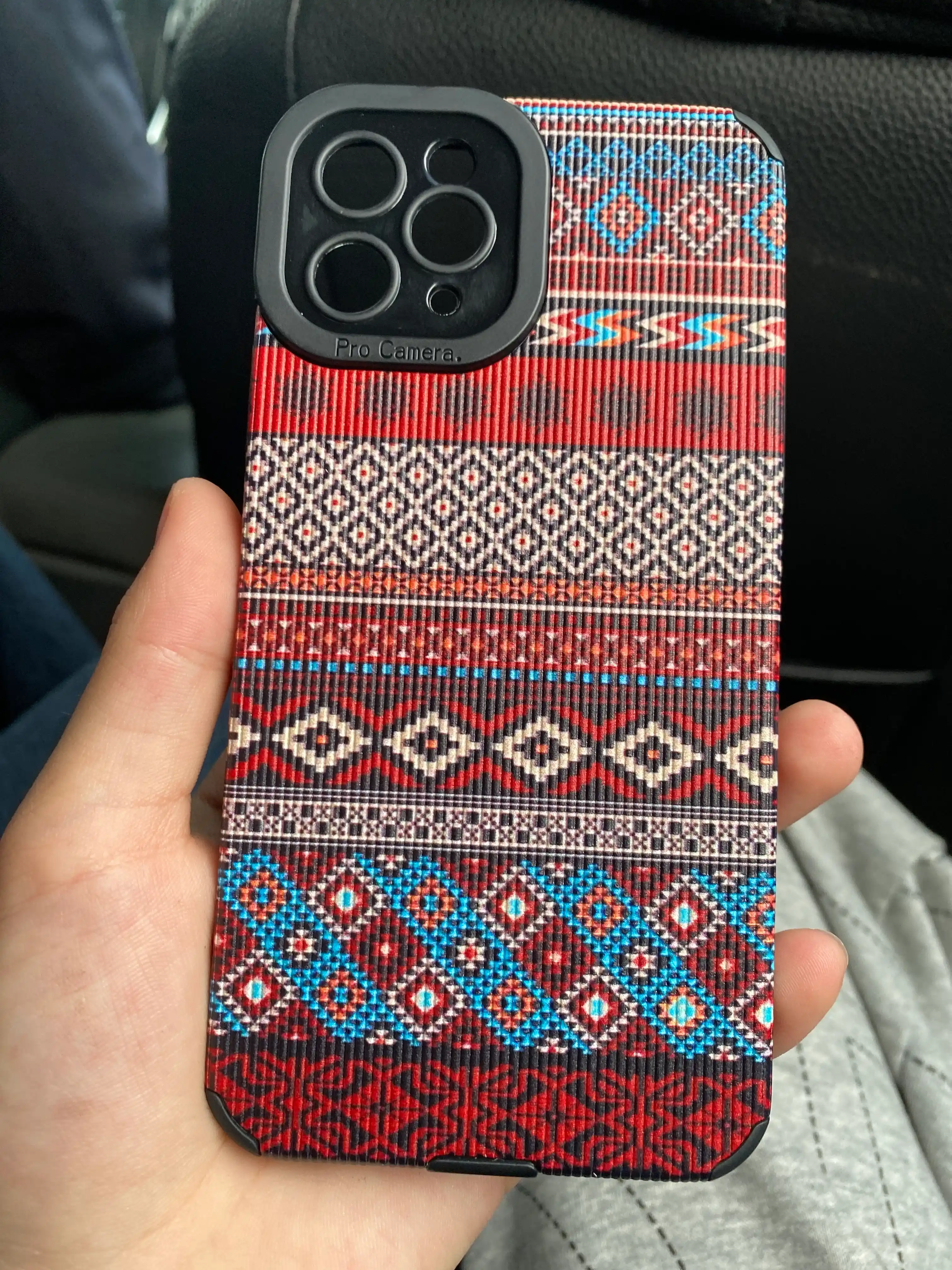 Чехол с национальным орнаментом и текстурой ковра для iPhone 11,12,13,14,15,16 Pro и Max