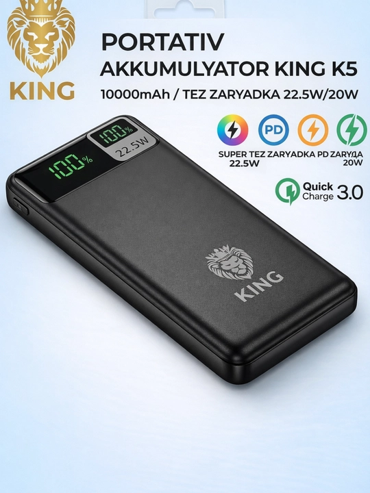 Power bank 10000 mAh 22.5W, очень быстрая зарядка, 100% качественный продукт