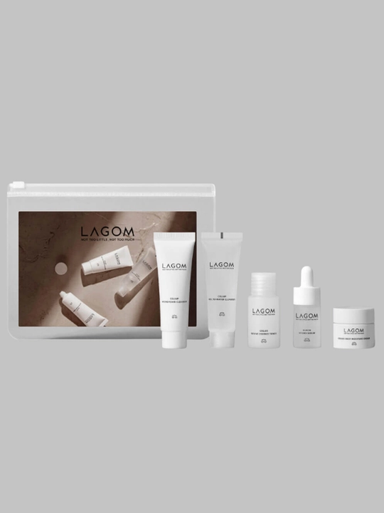 Мини набор из 5 средств для лица Lagom Travel Kit
