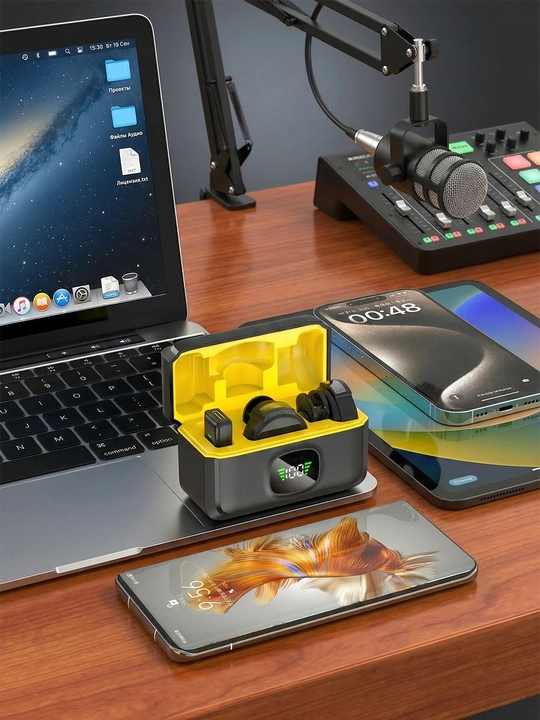 Universal simsiz mikrofon-rekorder, J88 va J6, petlichka