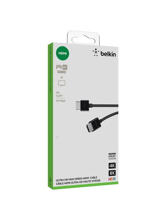 Кабель Belkin Type C to HDMI 8K и HDMI 2.1 Ultra HD 8K, HDR, 2 метра