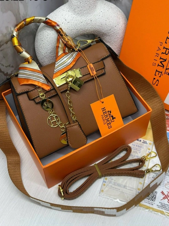 Женская сумка в стиле Hermes, подходит для повседневного использования, в коробке 
