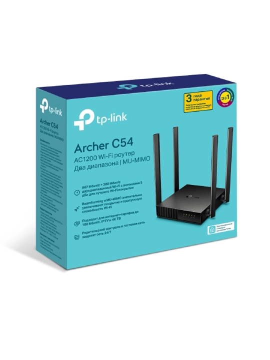 TP-LINK Archer C54 simsiz router, AC1200, MU-MIMO