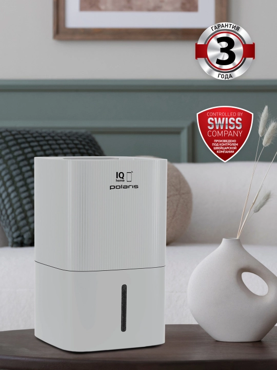 Polaris PAW 0804 WIFI IQ Home havo yuvish mashinasi, ustki qismga to'ldiruvchi