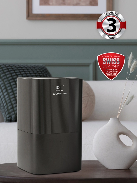Polaris PAW 0804 WIFI IQ Home havo yuvish mashinasi, ustki qismga to'ldiruvchi