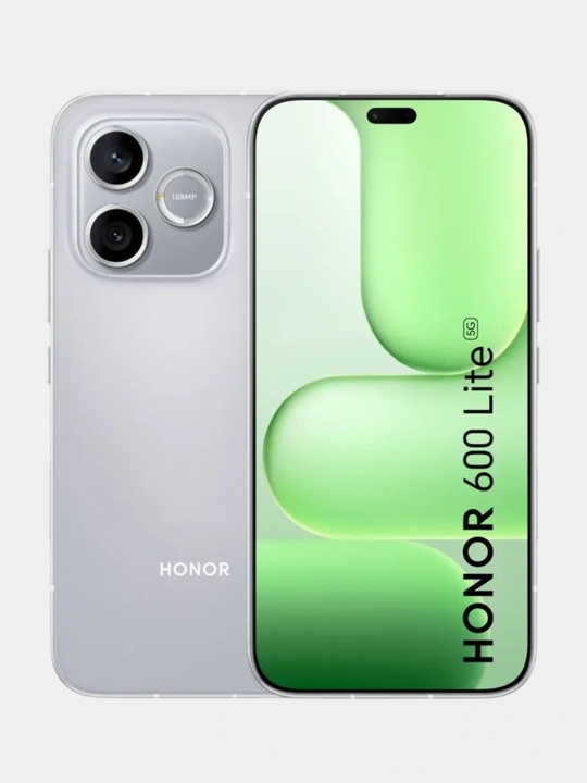 HONOR 600 Lite 5G smartfoni, AMOLED-ekran 1.5K,6520mA/soat 45Vt,108MP AI kamera, 1 yillik kafolat