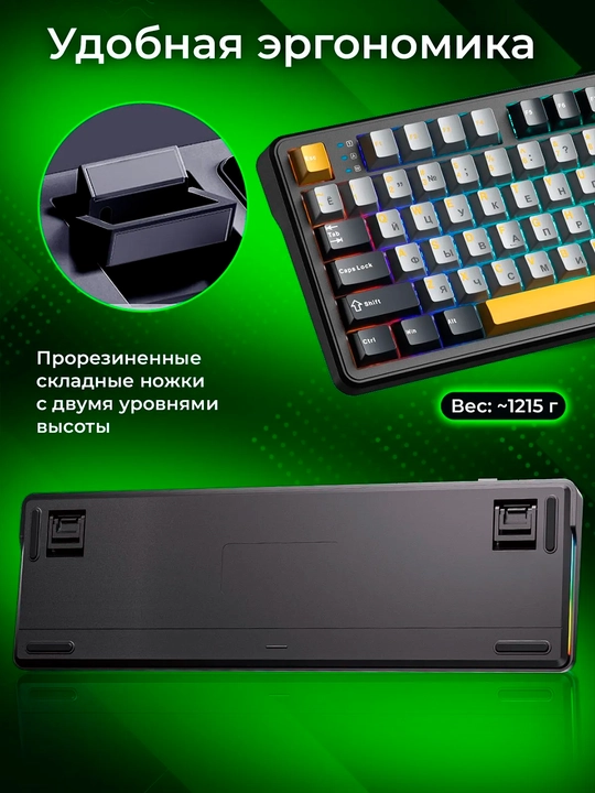 AULA F108 PRO mexanik o‘yin klaviaturasi