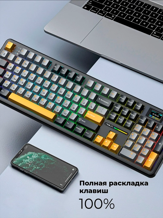 AULA F108 PRO mexanik o‘yin klaviaturasi