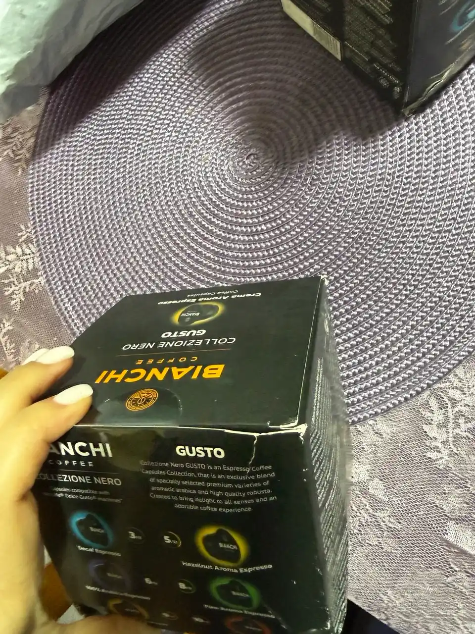 Qahva kapsulasi "Bianchi Gusto Crema Aroma Espresso", 16 kapsula