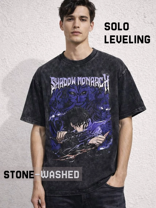Solo Leveling anime oversize футболка