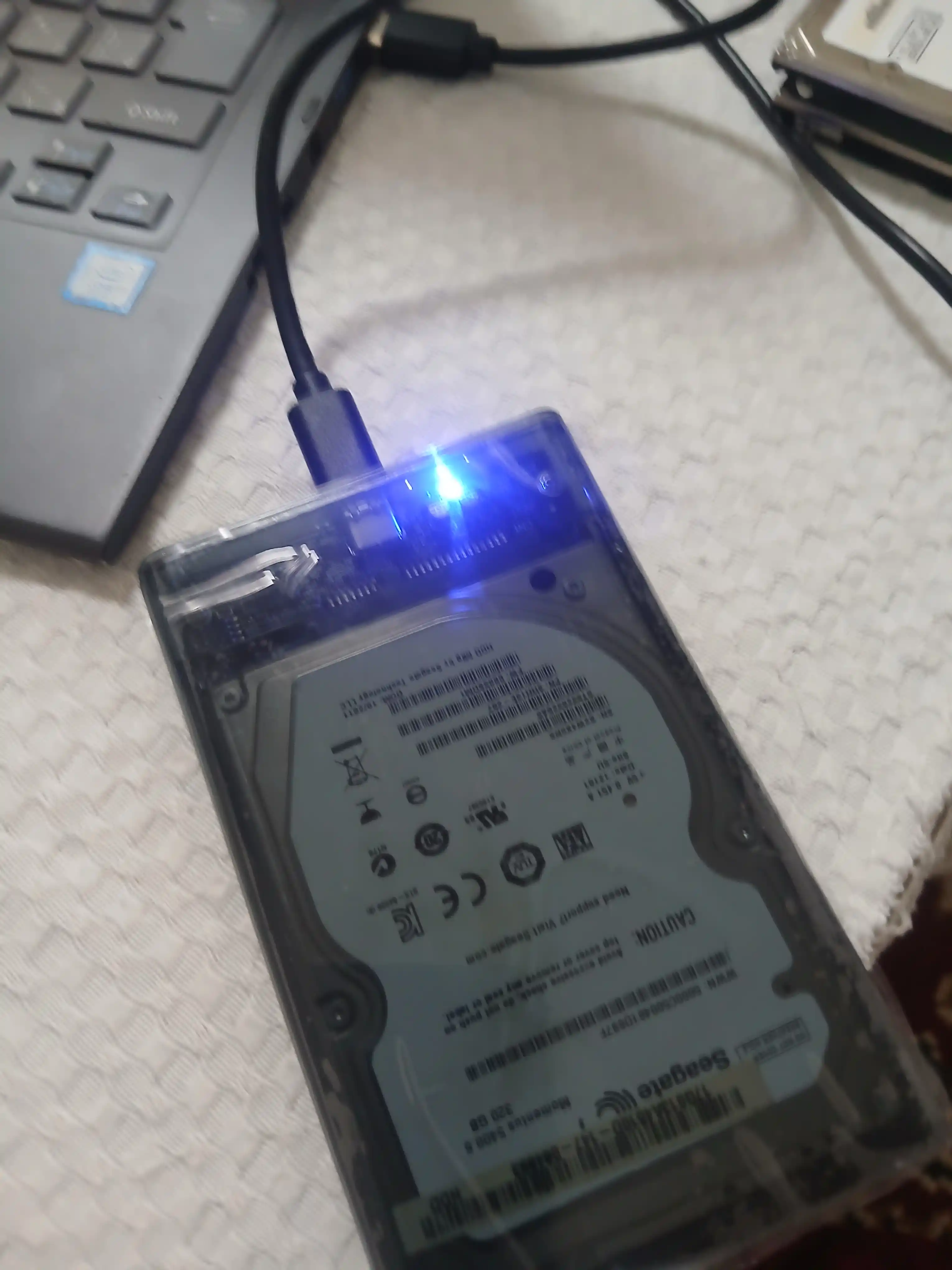Корпус-кейс для внешнего жесткого диска SATA, USB 3.1, HDD SSD 2.5